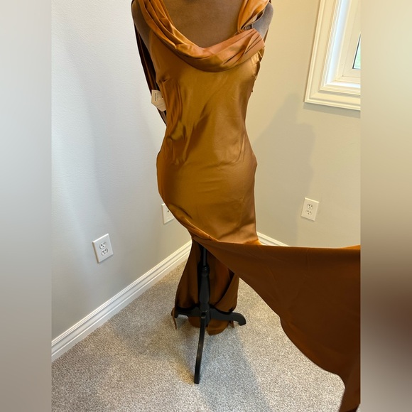 FAME and PARTNERS Francois Bronze Gown - Picture 9 of 13